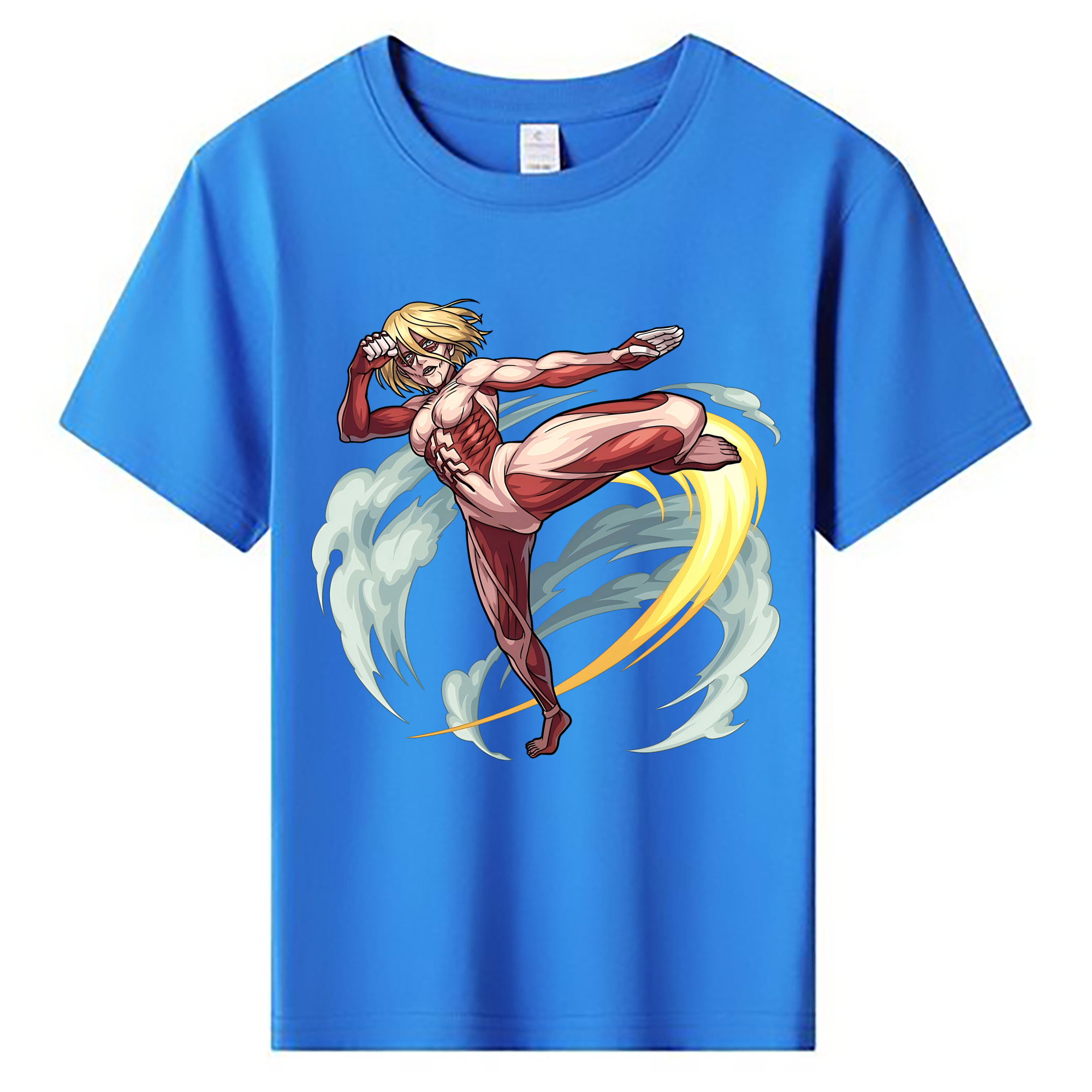 （画像用） 進撃の巨人 Attack on Titan 綿100％キッズTシャツ（フロントプリント）
